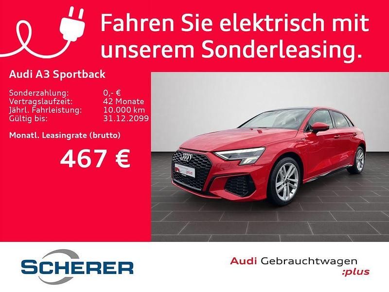 Gebraucht Audi A3 S-Line 204 PS (150 kW) 2021 Tangorot metallic Limousine