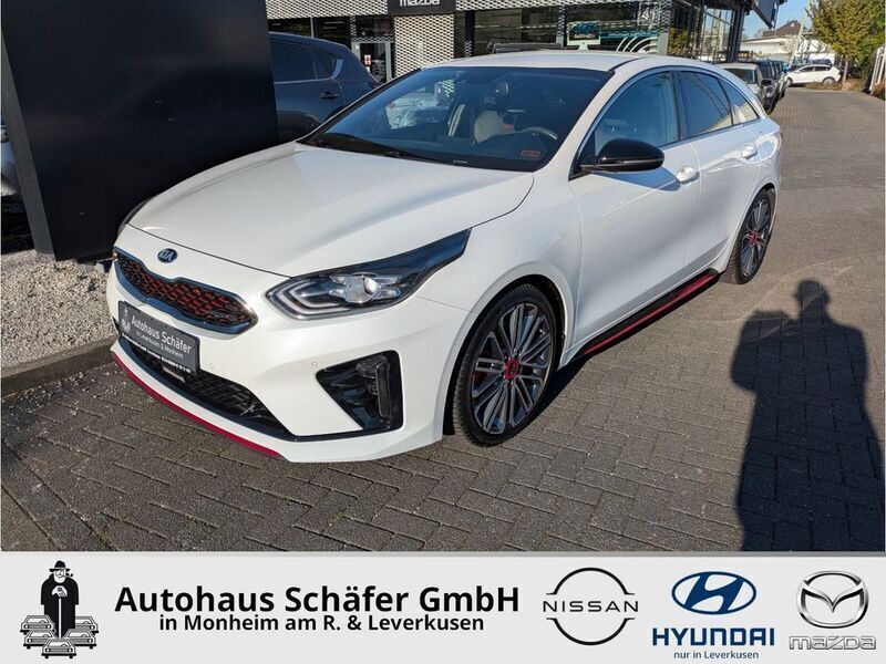 Hw2) deluxeweiss met. (weiss Gebraucht 2020 Kia ProCeed GT Kleinwagen | 22.245 € (Guter Preis) - Bild 1/4