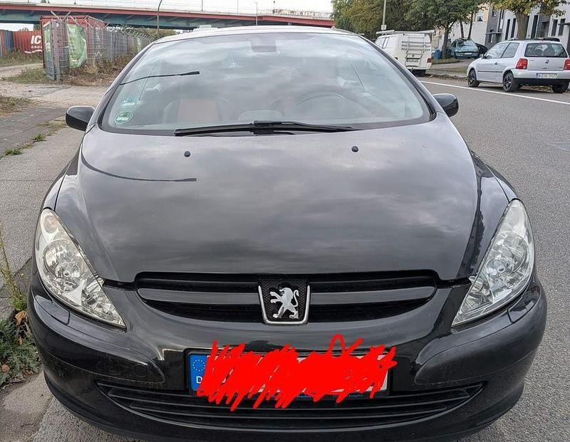 Schwarz Gebraucht 2004 Peugeot 307 CC Cabrio | 1.000 € (Superpreis) - Bild 1/4