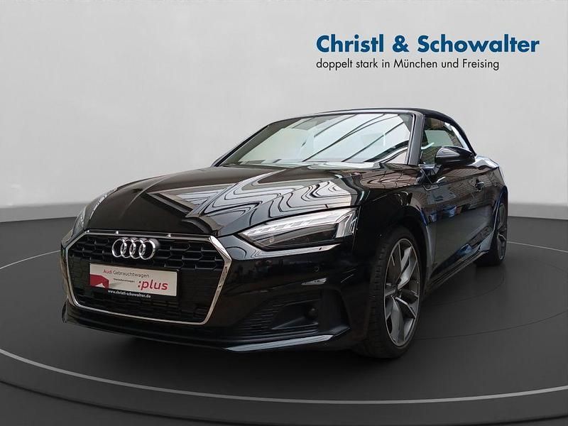 Mythosschwarz metallic Gebraucht 2024 Audi A5 Cabriolet Sport Cabrio | 45.409 € (Etwas zu teuer) - Bild 1/4