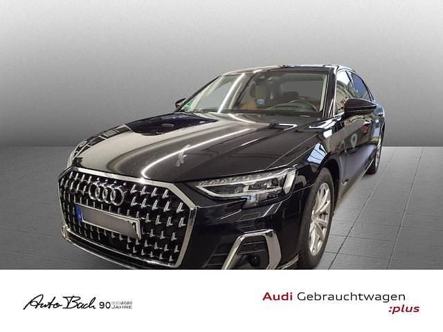 Mythosschwarz metallic Gebraucht 2023 Audi A8L Ambiente Limousine | 58.970 € (Superpreis) - Bild 1/3