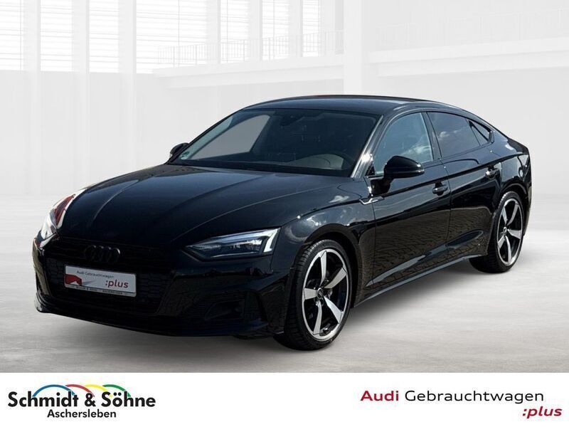 Schwarz Gebraucht 2022 Audi A5 Sportback Advanced Plus Limousine | 27.840 € (Superpreis) - Bild 1/4