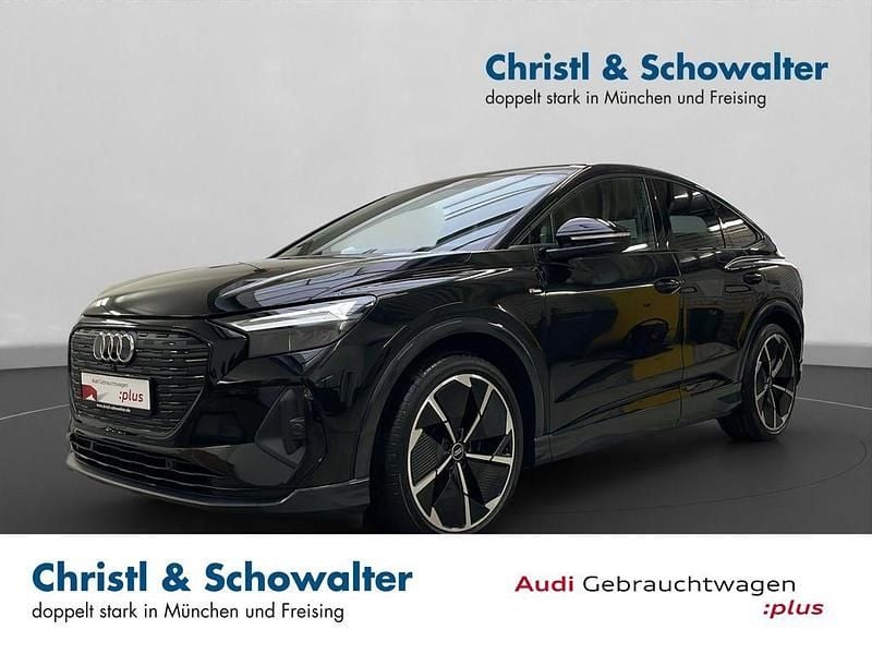 Mythosschwarz metallic Gebraucht 2022 Audi Q4 Sportback e-tron S-Line SUV | 23.612 € (Guter Preis) - Bild 1/4