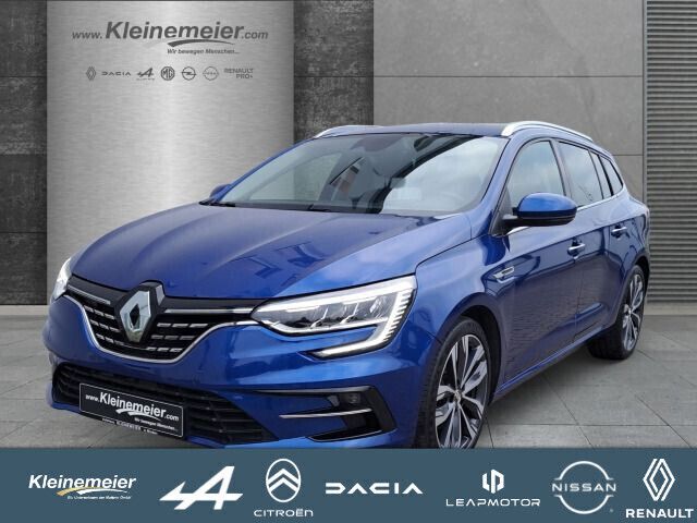 Stahlblau Gebraucht 2021 Renault Mégane GrandTour Intens Kombi | 18.480 € (Etwas zu teuer) - Bild 1/4