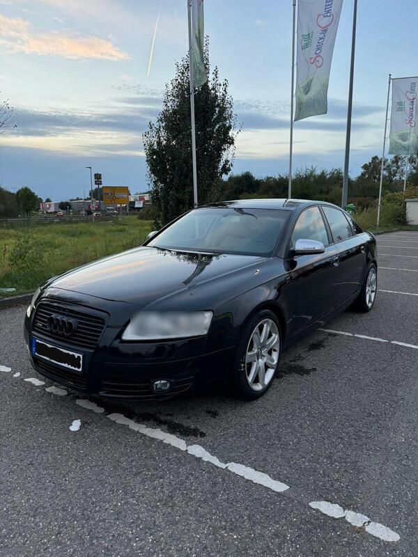 Schwarz Gebraucht 2008 Audi A6 S-Line Limousine | 3.799 € (Superpreis) - Bild 1/4