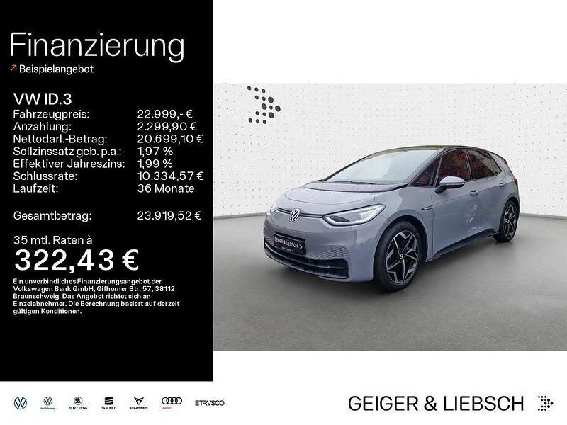 Gebraucht VW ID.3 Pro Performance 150 kW (204 PS) 2020 Grau Kleinwagen