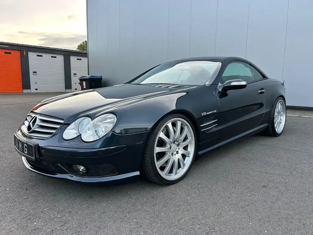 Gebraucht Mercedes SL55 AMG AMG 500 PS (367 kW) 2004 Blau Cabrio