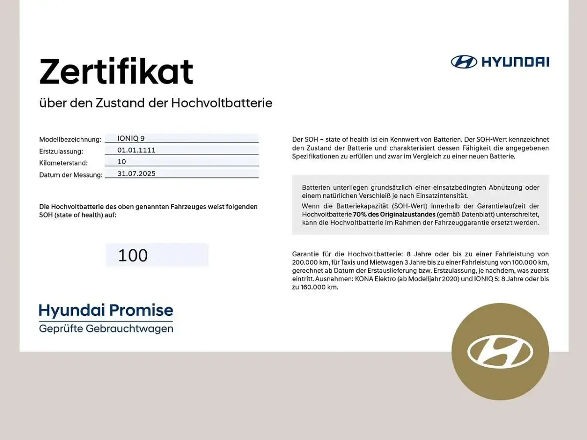 Gebraucht Hyundai Ioniq 9 225 kW (307 PS) 2026 Nocturne grey SUV