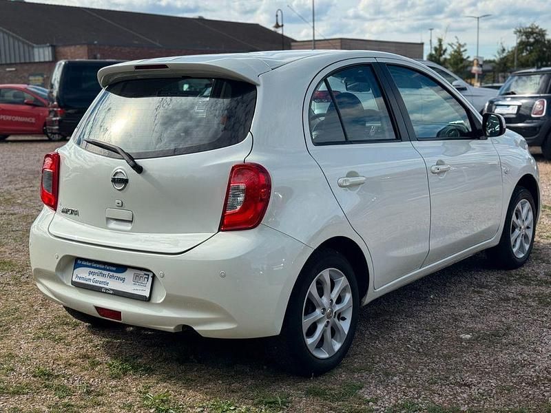 Gebraucht Nissan Micra Tekna 80 PS (58 kW) 2016 Weiß Kleinwagen