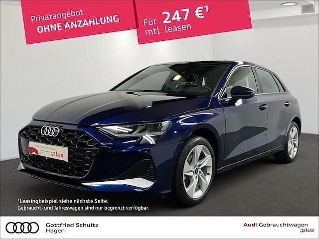 Navarrablau metallic Gebraucht 2025 Audi A3 Advanced Plus | 30.580 € (Guter Preis) - Bild 1/3