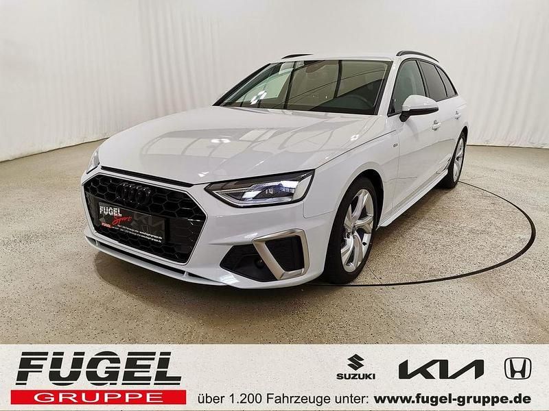 Gletscherweiß metallic Gebraucht 2021 Audi A4 S-Line Kombi | 27.999 € (Guter Preis) - Bild 1/4