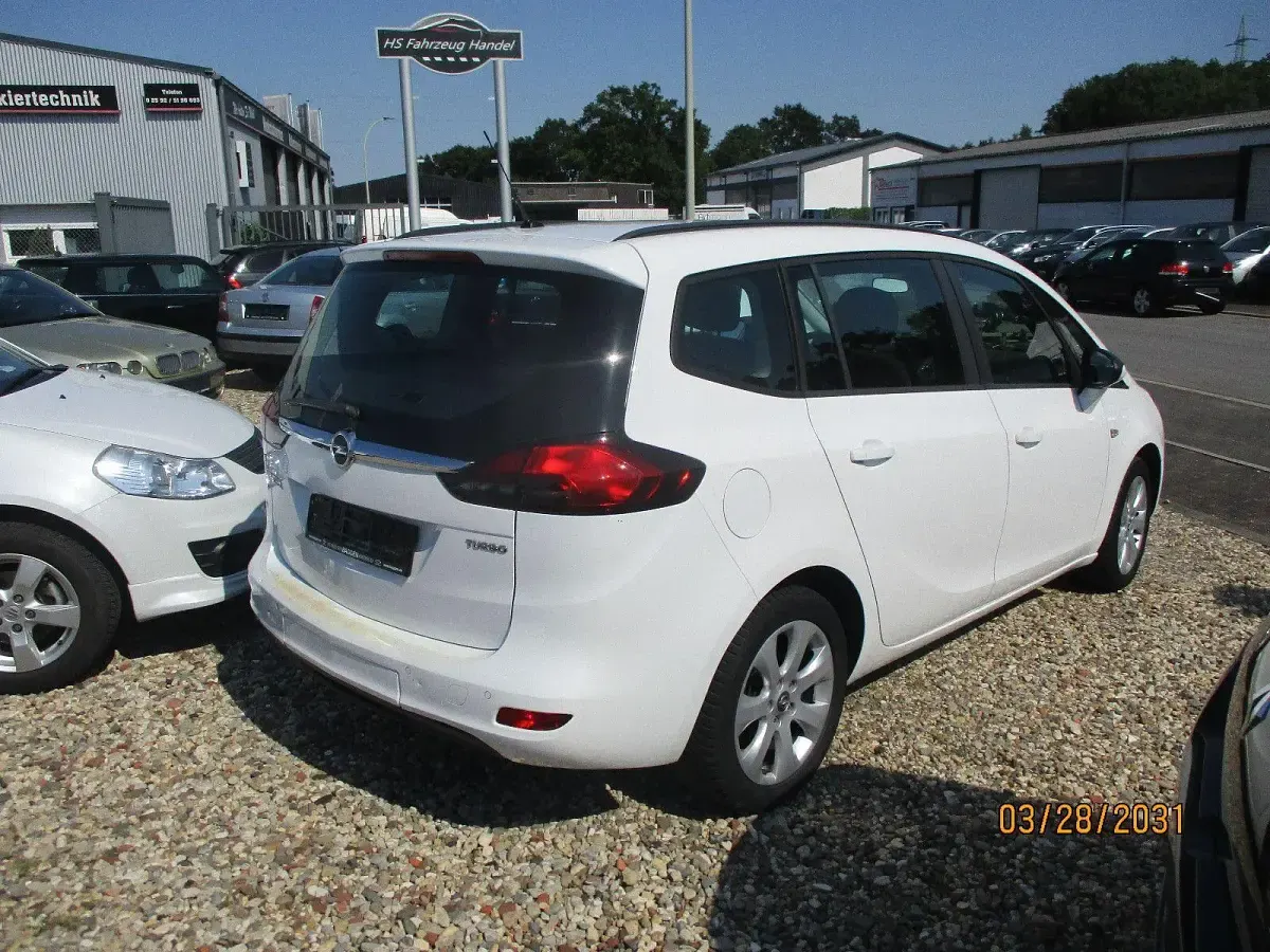 Gebraucht Opel Zafira Tourer Style 140 PS (102 kW) 2015 Weiß Van / Kleinbus