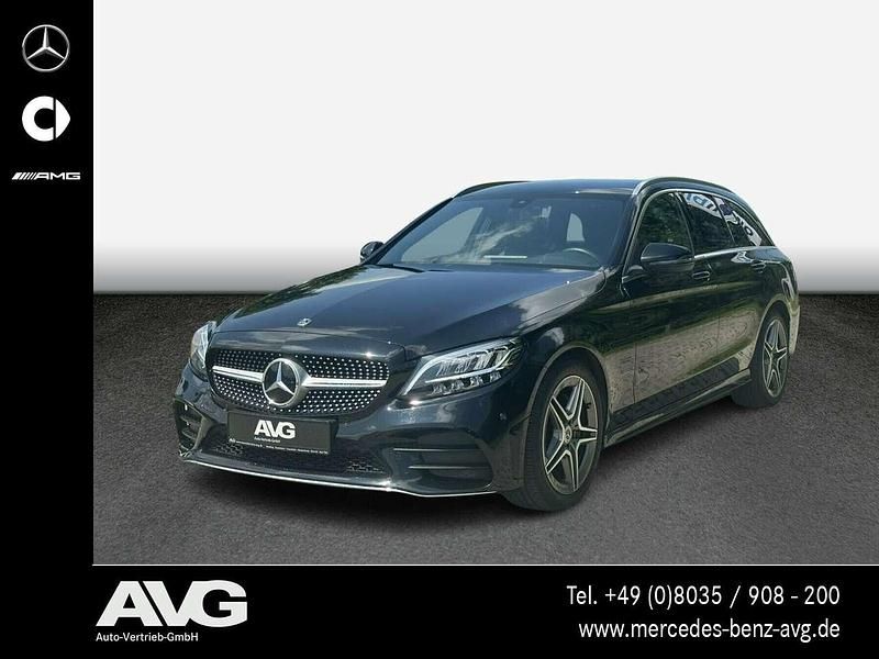 Schwarz Gebraucht 2018 Mercedes C200 AMG Limousine | 27.800 € (Etwas zu teuer) - Bild 1/4
