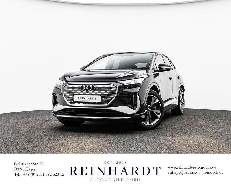 Mythosschwarz metallic Gebraucht 2023 Audi Q4 Sportback e-tron S-Line SUV | 33.880 € (Fairer Preis) - Bild 1/1