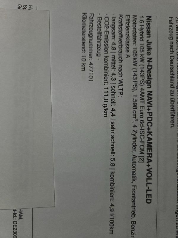 Gebraucht Nissan Juke 94 PS (69 kW) 2024 Weiß SUV