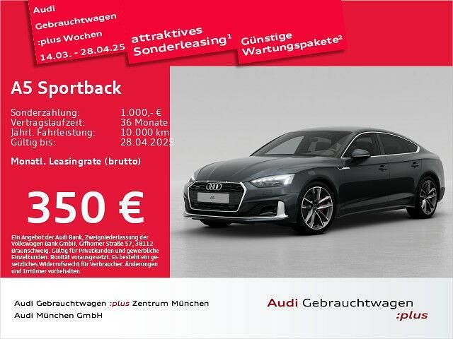 Manhattangrau metallic Gebraucht 2024 Audi A5 Sportback Advanced Plus Kleinwagen | 49.484 € - Bild 1/1