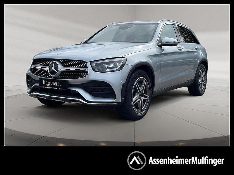 Metalliclack hightechsilber Gebraucht 2021 Mercedes GLC220 AMG SUV | 36.795 € (Fairer Preis) - Bild 1/4