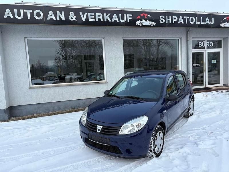 Dacia blau marine Gebraucht 2008 Dacia Sandero Ambiance Kleinwagen | 1.999 € (Guter Preis) - Bild 1/4