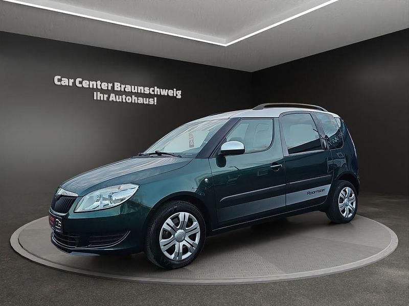 Gebraucht Skoda Roomster Plus Edition 105 PS (77 kW) 2010 Amazoniangrün metallic Van / Kleinbus