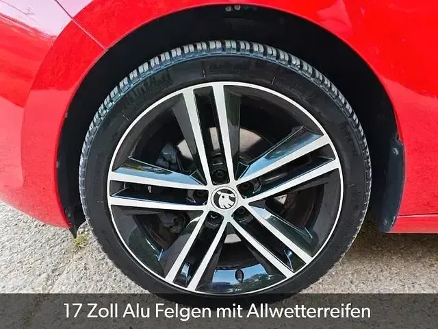 Gebraucht Skoda Rapid Emotion Plus 116 PS (85 kW) 2015 Rot Kleinwagen