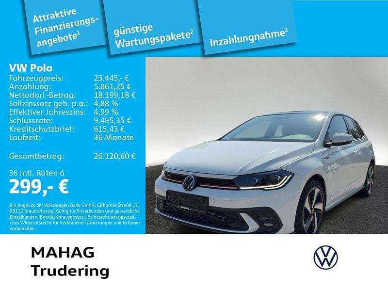 Weiß Gebraucht 2022 VW Polo GTI Limousine | 23.445 € (Guter Preis) - Bild 1/2