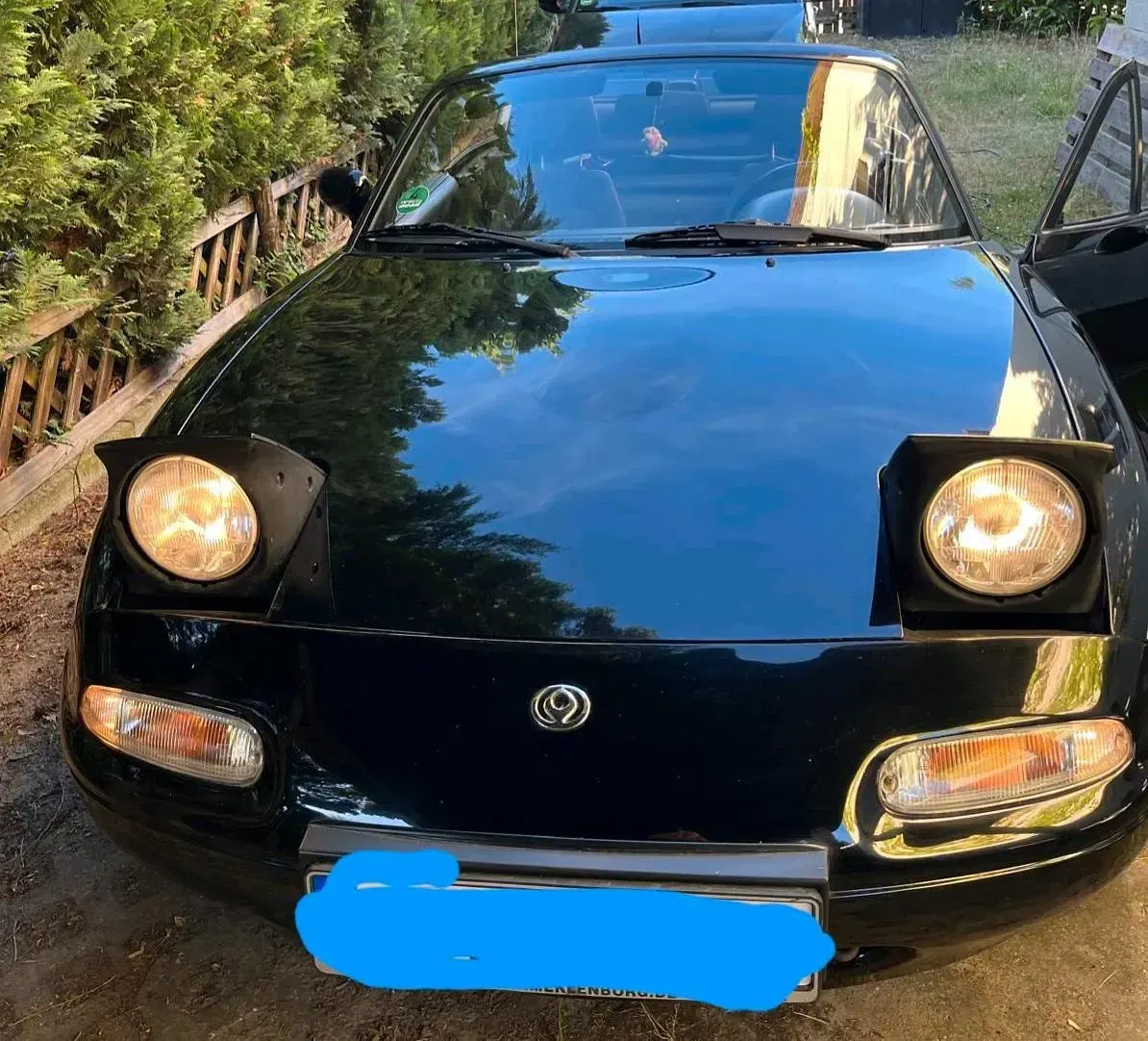 Brugt Mazda MX5 90 HK (66 kW) 1997 Sort Cabriolet