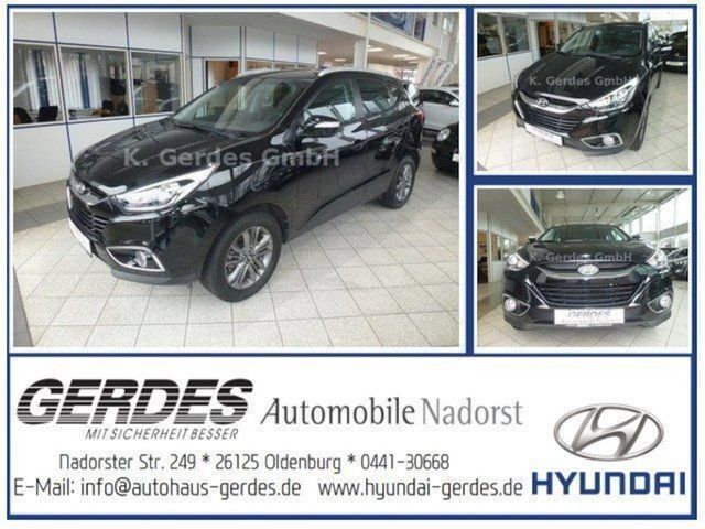 Schwarz metallic Gebraucht 2014 Hyundai ix35 Edition SUV | 14.990 € - Bild 1/4