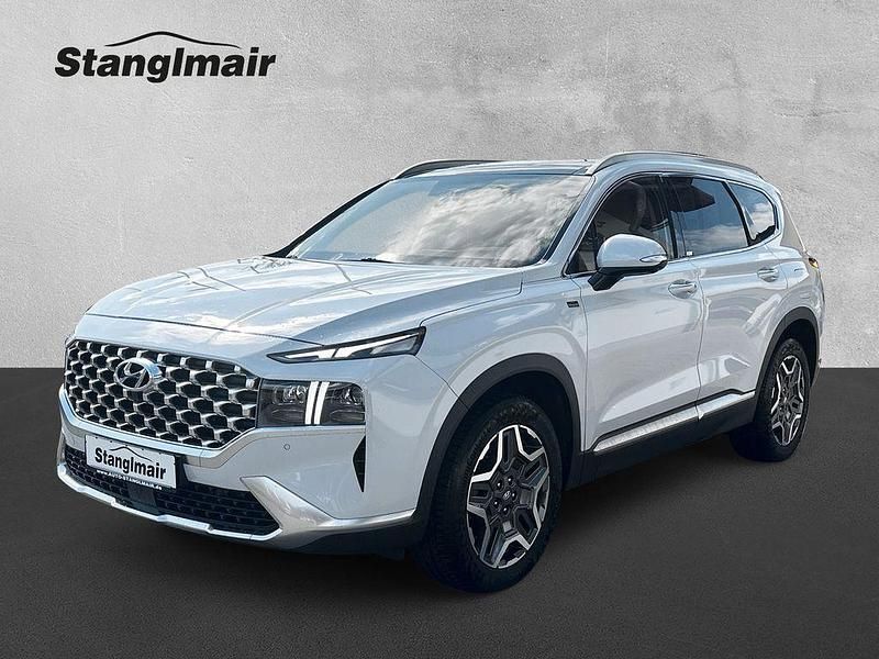 Weiß Gebraucht 2021 Hyundai Santa Fe Turbo SUV | 34.990 € (Etwas zu teuer) - Bild 1/4