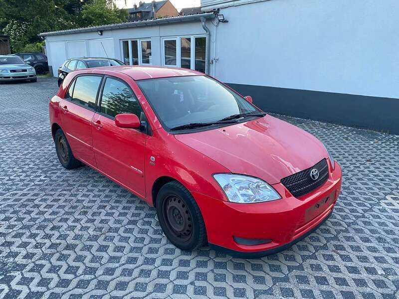 Rot Gebraucht 2003 Toyota Corolla Limousine | 1.300 € (Superpreis) - Bild 1/4