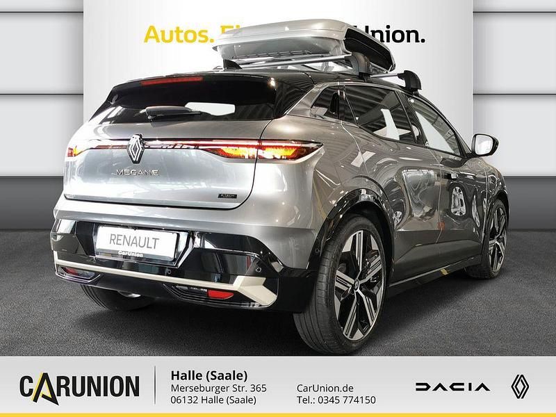 Gebraucht Renault Megane E-Tech Iconic 160 kW (218 PS) 2024 Dolomitgrau, black pearlschwarz metallic Limousine