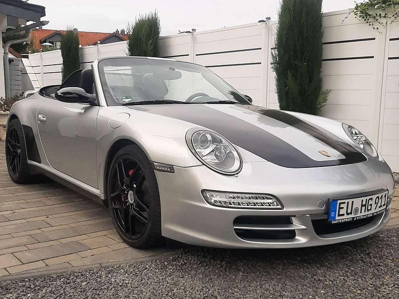 Silber Gebraucht 2007 Porsche 911 Carrera S Cabriolet Cabrio | 46.911 € (Teuer) - Bild 1/4