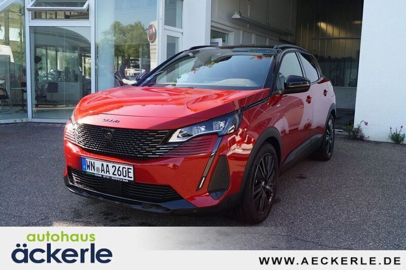 Rot Gebraucht 2022 Peugeot 3008 GT SUV | 42.490 € - Bild 1/4