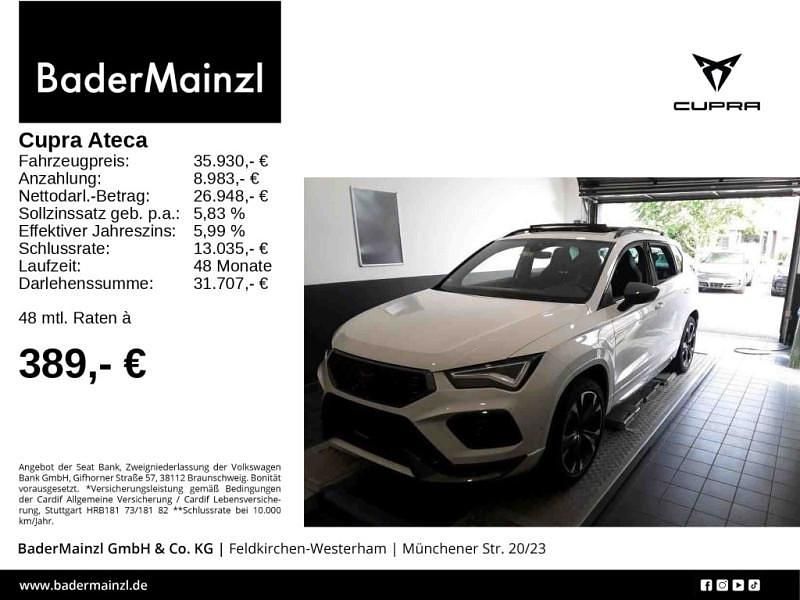 Weiß Gebraucht 2023 Cupra Ateca VZ SUV | 35.930 € (Fairer Preis) - Bild 1/3