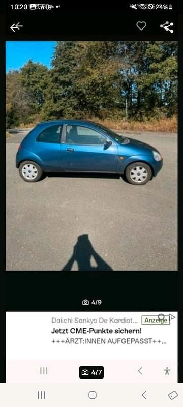 Gebraucht Ford Ka 60 PS (44 kW) 2006 Blau Kleinwagen