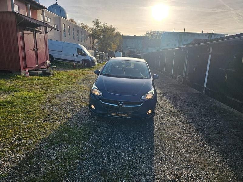 Indigoblau/aegean blue Gebraucht 2018 Opel Corsa Limousine | 8.250 € (Guter Preis) - Bild 1/4