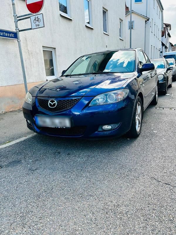 Blau Gebraucht 2007 Mazda 3 Limousine | 1.199 € (Superpreis) - Bild 1/4