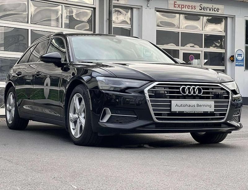 Mythosschwarz metallic Gebraucht 2023 Audi A6 Sport Kombi | 38.490 € (Superpreis) - Bild 1/4