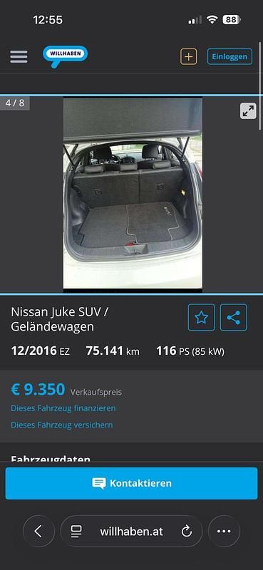 Gebraucht Nissan Juke 116 PS (85 kW) 2016 Weiß SUV