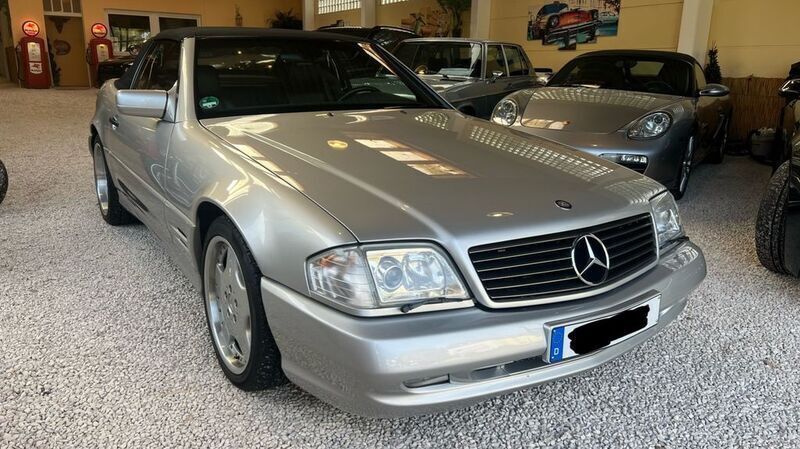 Silber Gebraucht 1997 Mercedes SL320 Cabrio | 29.999 € (Teuer) - Bild 1/4