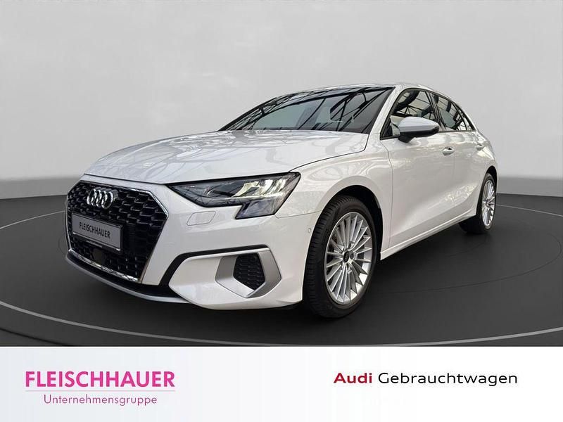 Weiß Gebraucht 2023 Audi A3 Advanced Plus Limousine | 22.470 € (Superpreis) - Bild 1/4
