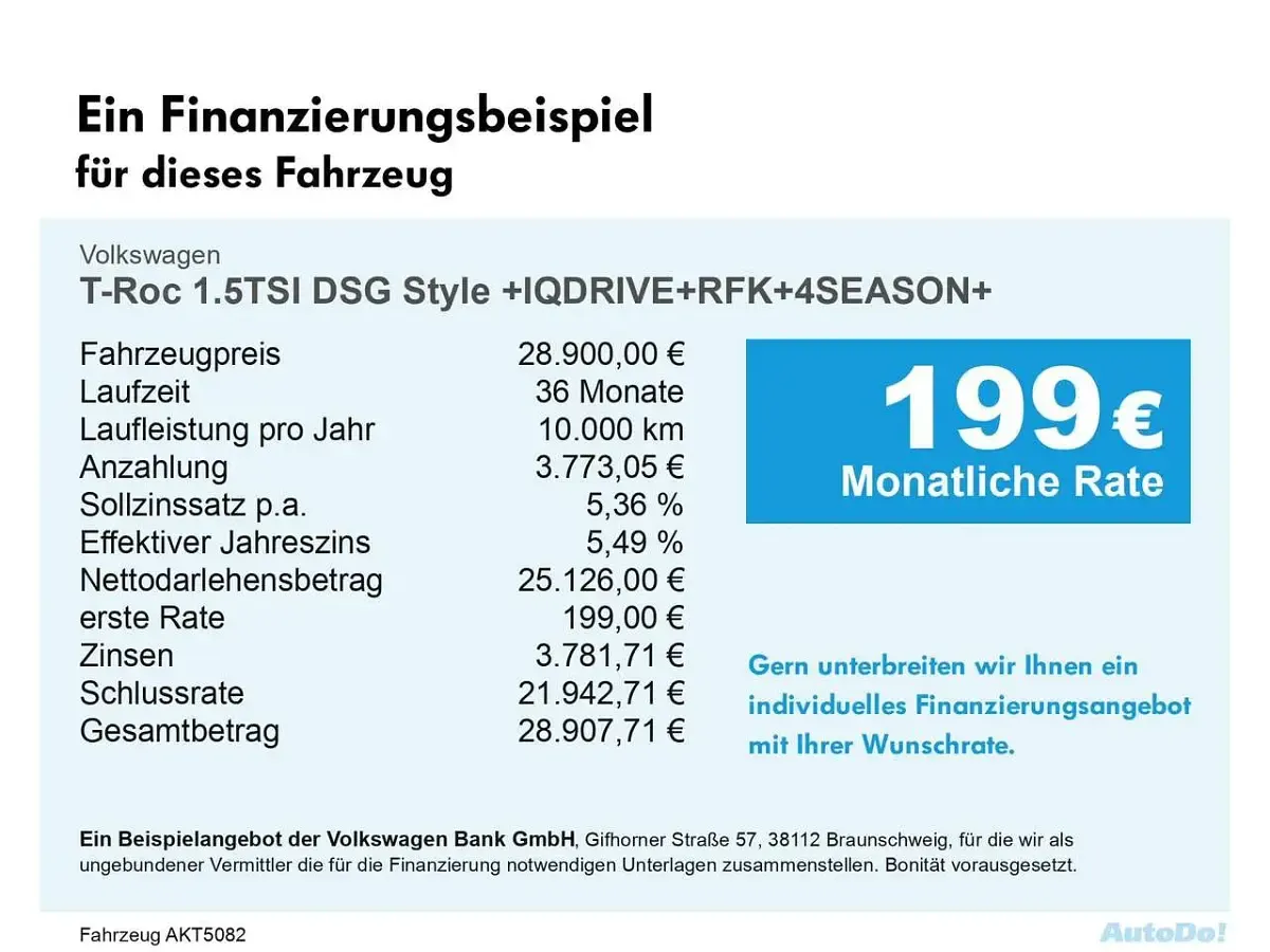 Gebraucht VW T-Roc IQ Drive 150 PS (110 kW) 2025 Silber SUV