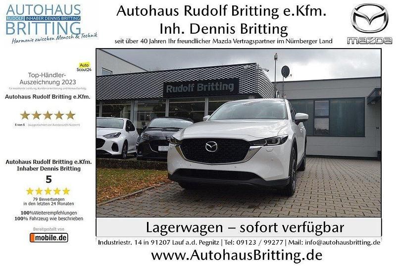 Rhodium white (metallic) Gebraucht 2024 Mazda CX-5 SUV | 35.990 € (Superpreis) - Bild 1/4