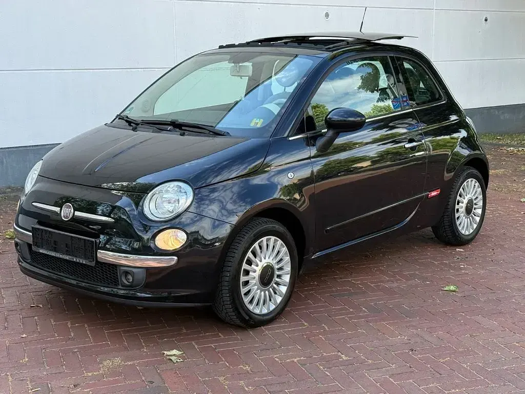Gebraucht Fiat 500 Lounge 101 PS (74 kW) 2011 Schwarz Kleinwagen