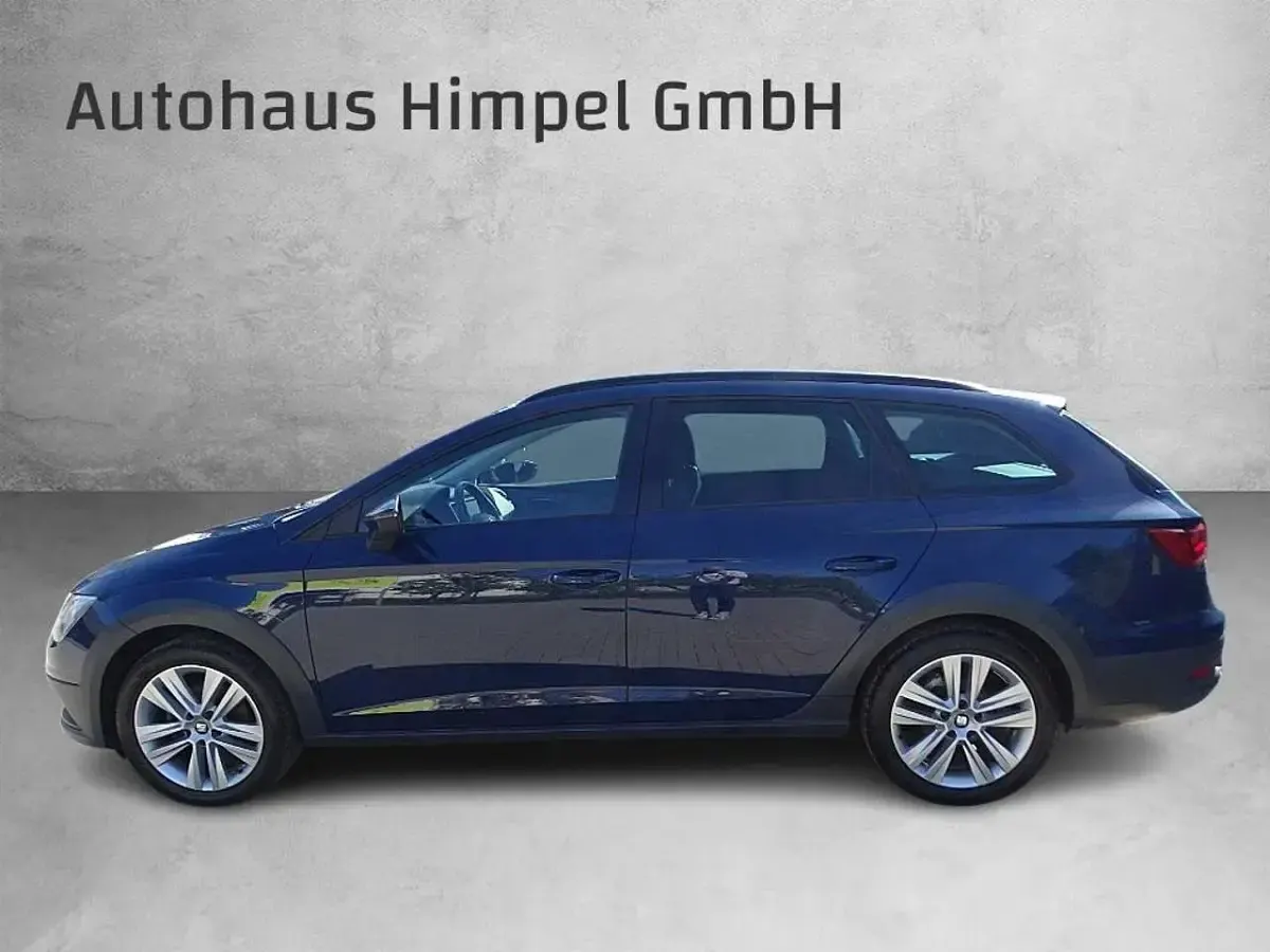 Gebraucht Seat Leon ST 125 PS (91 kW) 2016 Mediteran blau Kombi