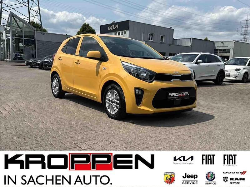Gelb Gebraucht 2022 Kia Picanto DREAM-TEAM Edition Kleinwagen | 14.990 € (Etwas zu teuer) - Bild 1/4