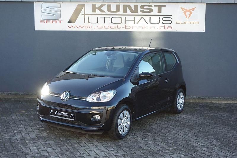 Schwarz Gebraucht 2021 VW up! move up! Kleinwagen | 12.390 € (Fairer Preis) - Bild 1/4