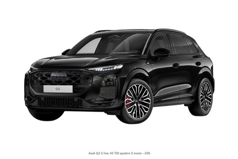 Schwarz Neu 2025 Audi Q3 S-Line SUV | 61.166 € (Teuer) - Bild 1/4