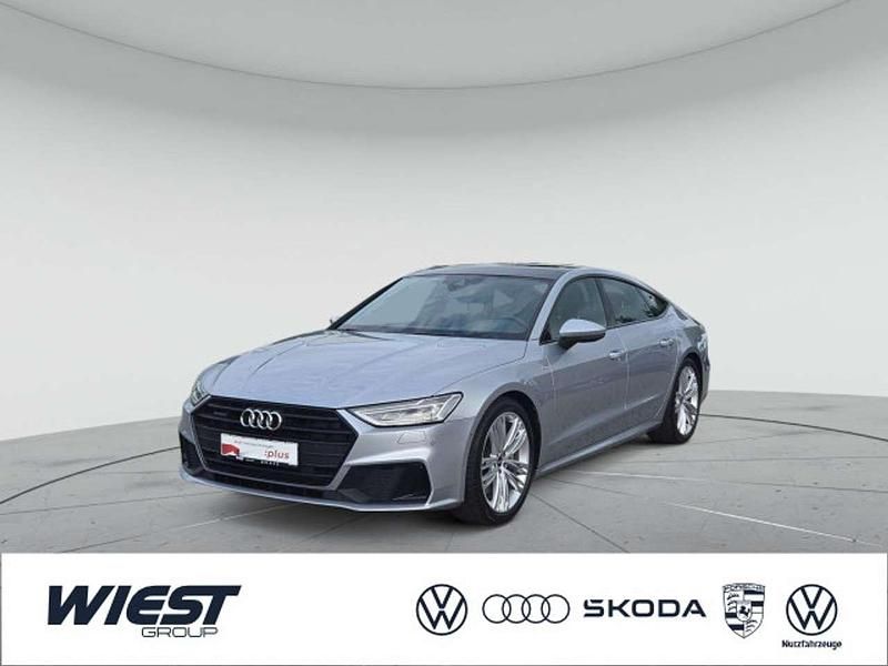 Florettsilber metallic Gebraucht 2021 Audi A7 S-Line Kleinwagen | 38.880 € (Guter Preis) - Bild 1/4