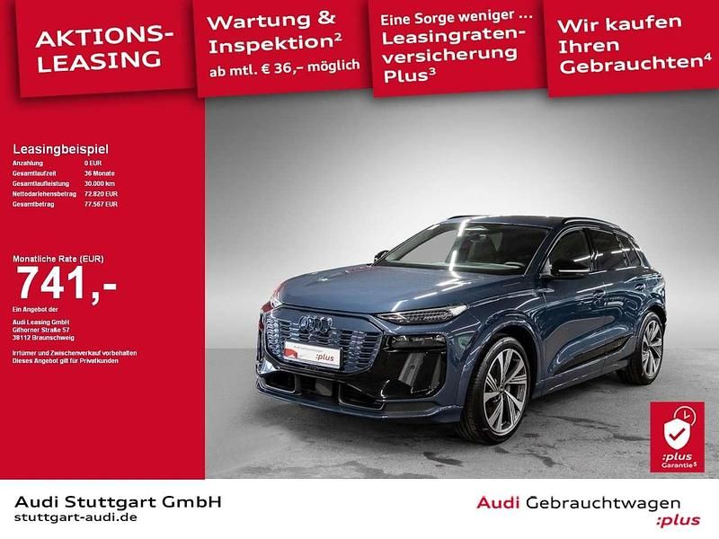 Plasmablau metallic Gebraucht 2025 Audi Q6 e-tron Ambiente SUV | 72.820 € (Guter Preis) - Bild 1/2