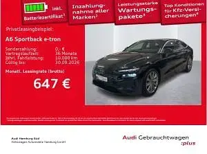 Gebraucht Audi A6 e-tron 269 kW (367 PS) 2025 Schwarz (0e mythosschwarz metallic) Limousine